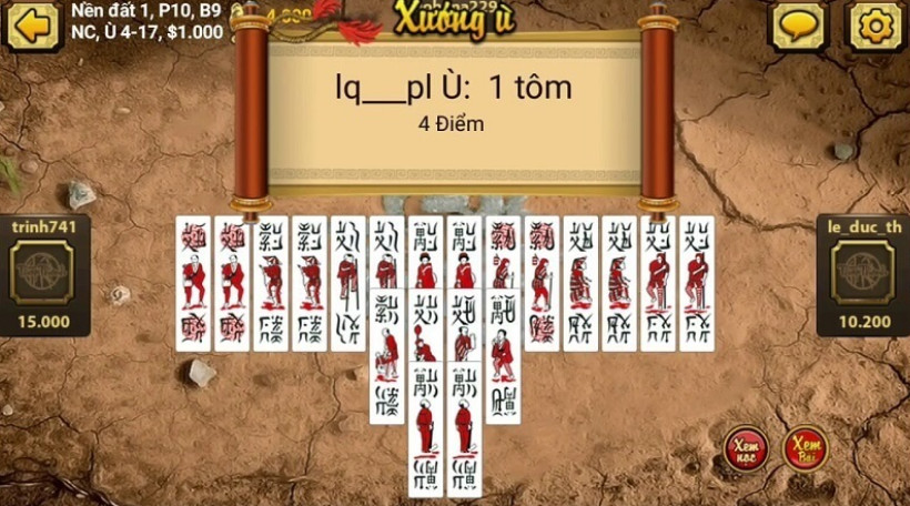Nguyên tắc của trò chơi chắn 123b